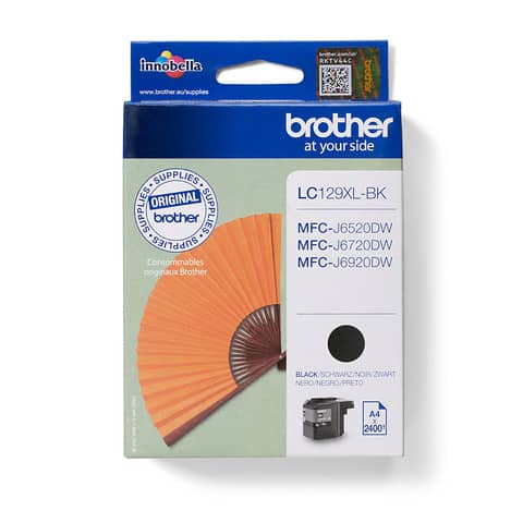 Cartuccia inkjet LC-129 Brother nero  LC-129XLBK